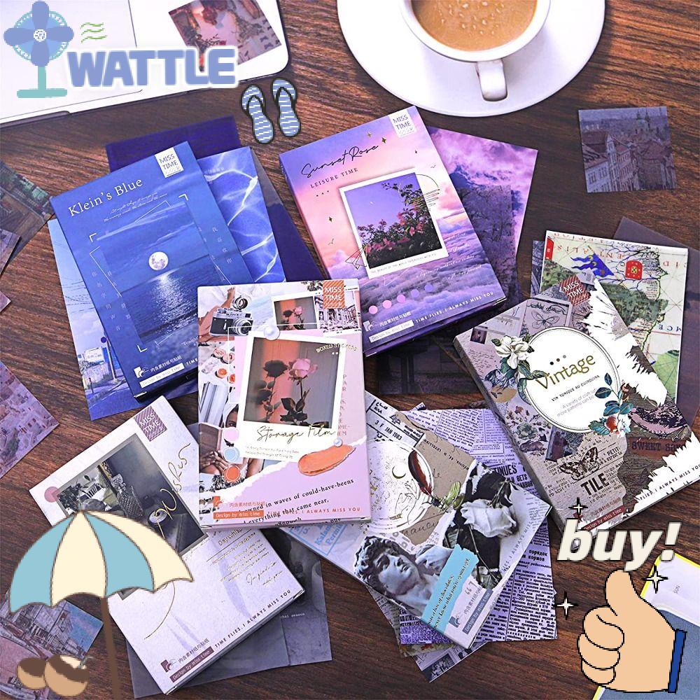 Sticker Dán Trang Trí Sổ Tay DIY Hình Hoa Xinh Xắn