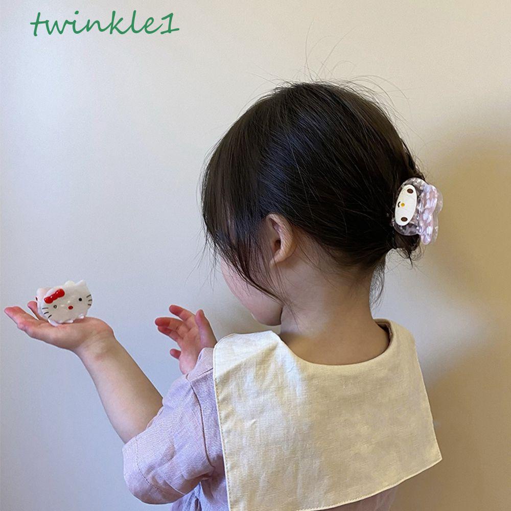 Kẹp Tóc Hoạt Hình Kuromi Melody Nhỏ Nhắn Lấp Lánh Dễ Thương Cho Bé Gái