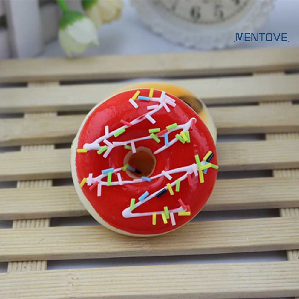 Đồ Chơi Nắn Bóp Đàn Hồi Giảm Stress Hình Bánh Donut