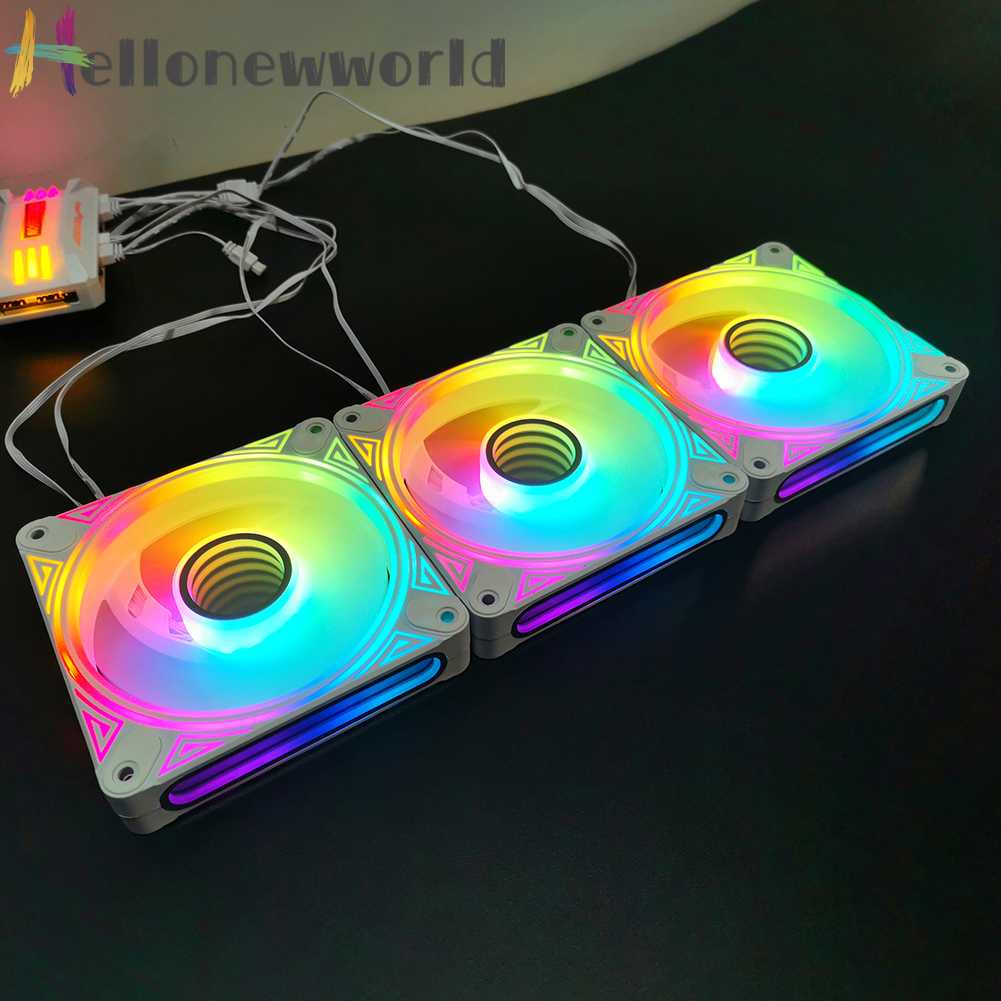 Quạt Tản Nhiệt Cho Máy Tính DM1 5V 3PIN ARGB 12V 4PIN PWM 120mm
