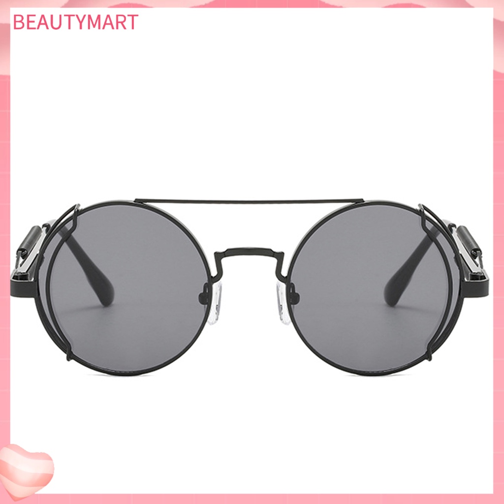 Kính Mát Gọng Kim Loại Tròn Phong Cách Vintage Thời Trang Cho Nam Nữ