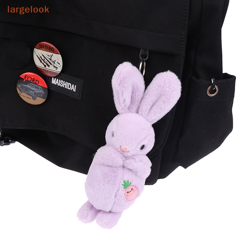 Móc Khóa Hình Thỏ Trắng Nhồi Bông Dễ Thương