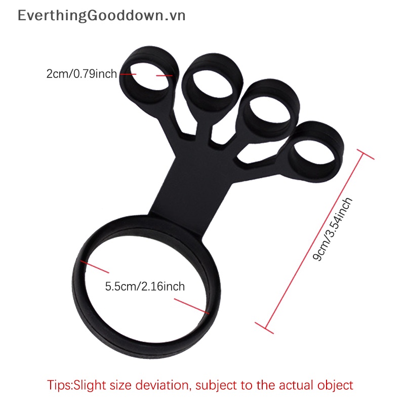 Everthinggood Dụng Cụ Silicon Đeo Ngón Tay Tập Lực Nắm Chắc Chắn