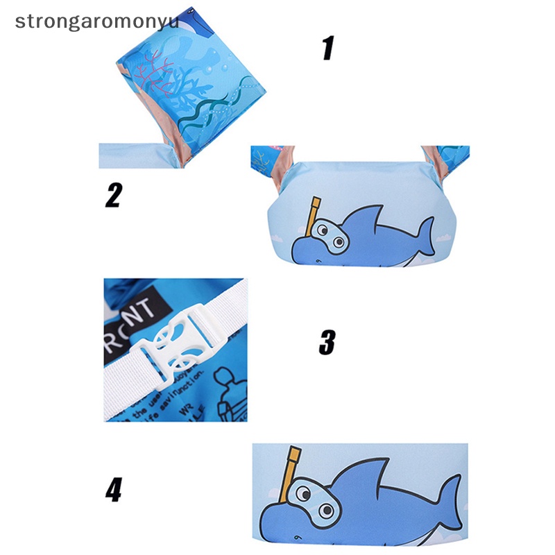 Áo Phao Bơi Họa Tiết Hoạt Hình Xinh Xắn Dành Cho Bé 2-7 Tuổi