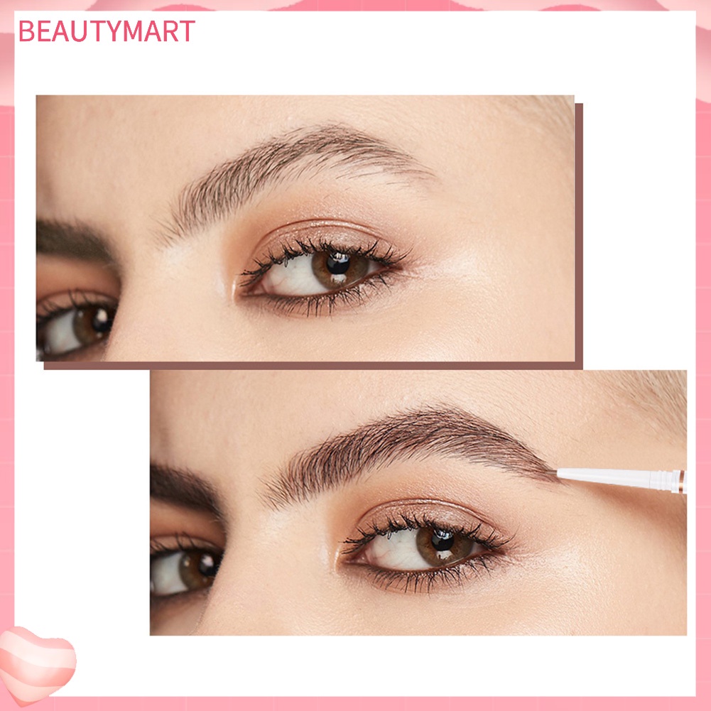 Bút Chì Kẻ Lông Mày Hai Đầu OTWOO Xoay Được Chống Nước Lâu Trôi Kèm Cọ