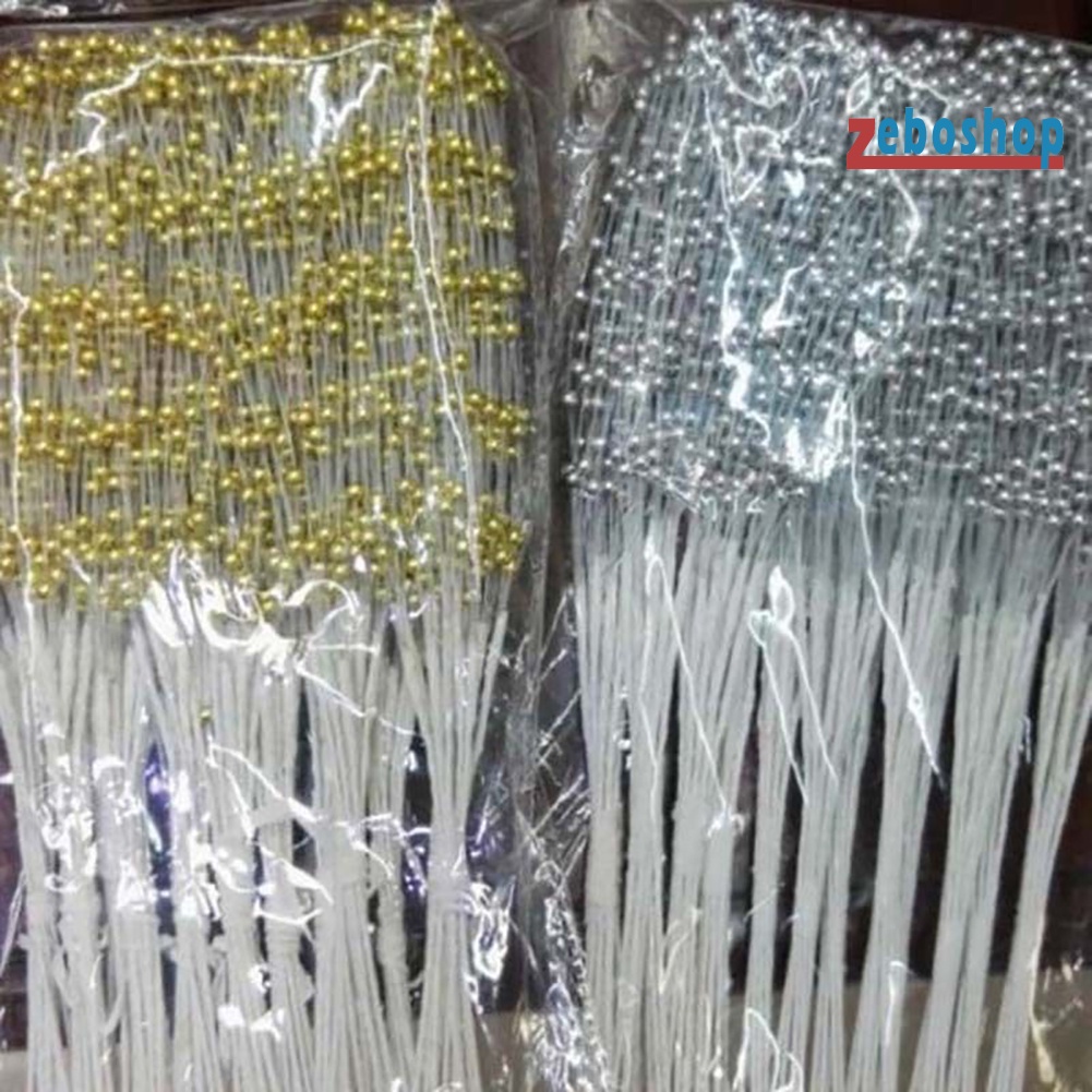 Set 10 Bó Hoa Ngọc Trai Giả Sang Trọng Trang Trí Tiệc Cưới