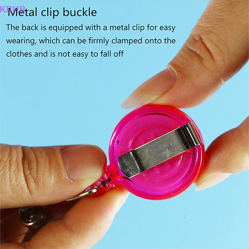 Krhb Set 5 Dây Đeo Huy Hiệu Có Thể Thu Vào Trong Mờ Dành Cho Văn Phòng Trường Học