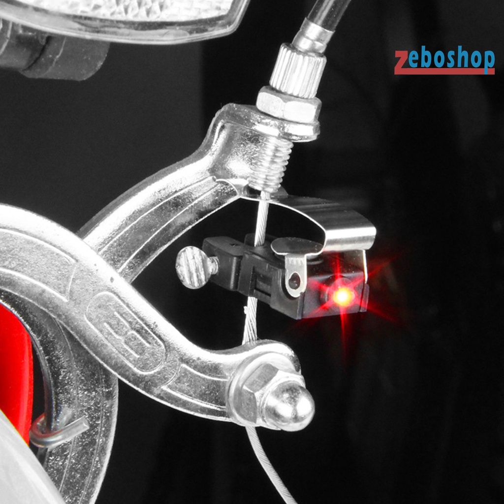 Đèn LED Phanh Xe Đạp Bằng Nhựa Siêu Sáng Màu Đỏ