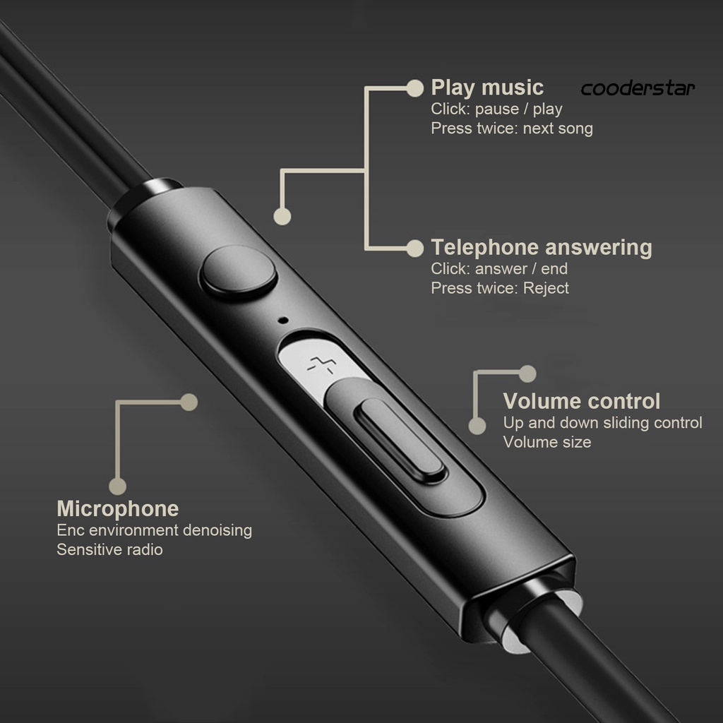 Tai Nghe Nhét Tai TW13 Jack 3.5mm / Type-C Có Micro Chống Ồn Chuyên Dụng Cho Điện Thoại