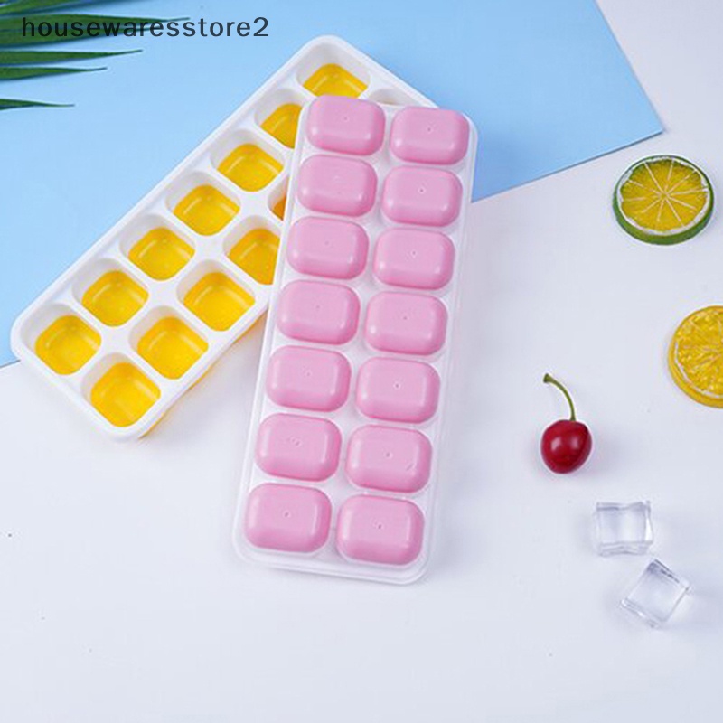 1 Khuôn Silicone Làm Đá 14 Ô Vuông DIY