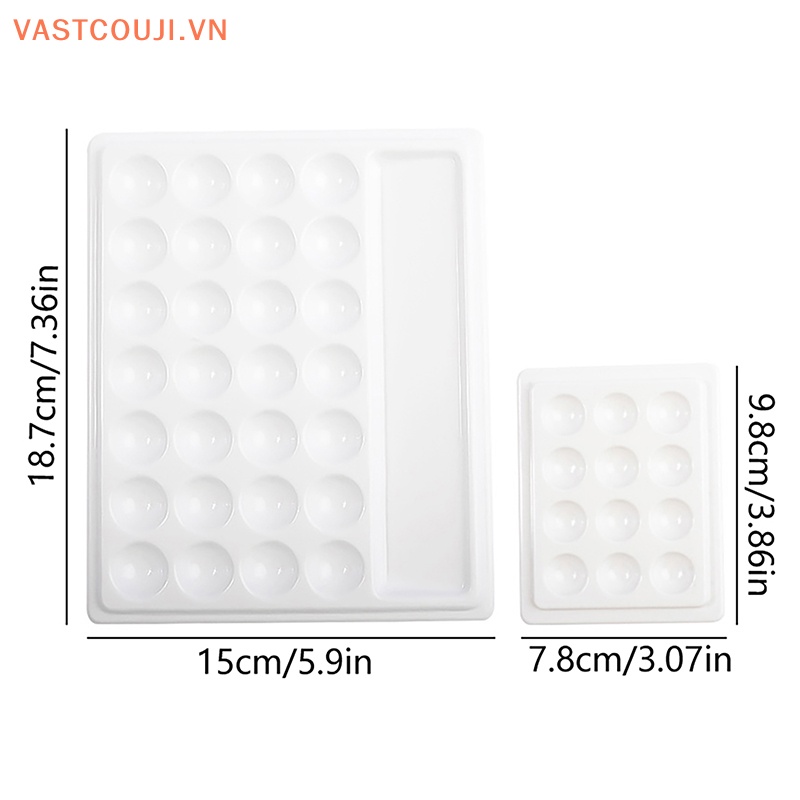 Khay Đựng Màu Nước Bằng Gốm Sứ Có Nắp Đậy Tiện Dụng