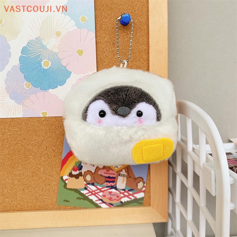 Móc Khóa Hình Chim Cánh Cụt Nhồi Bông Đáng Yêu