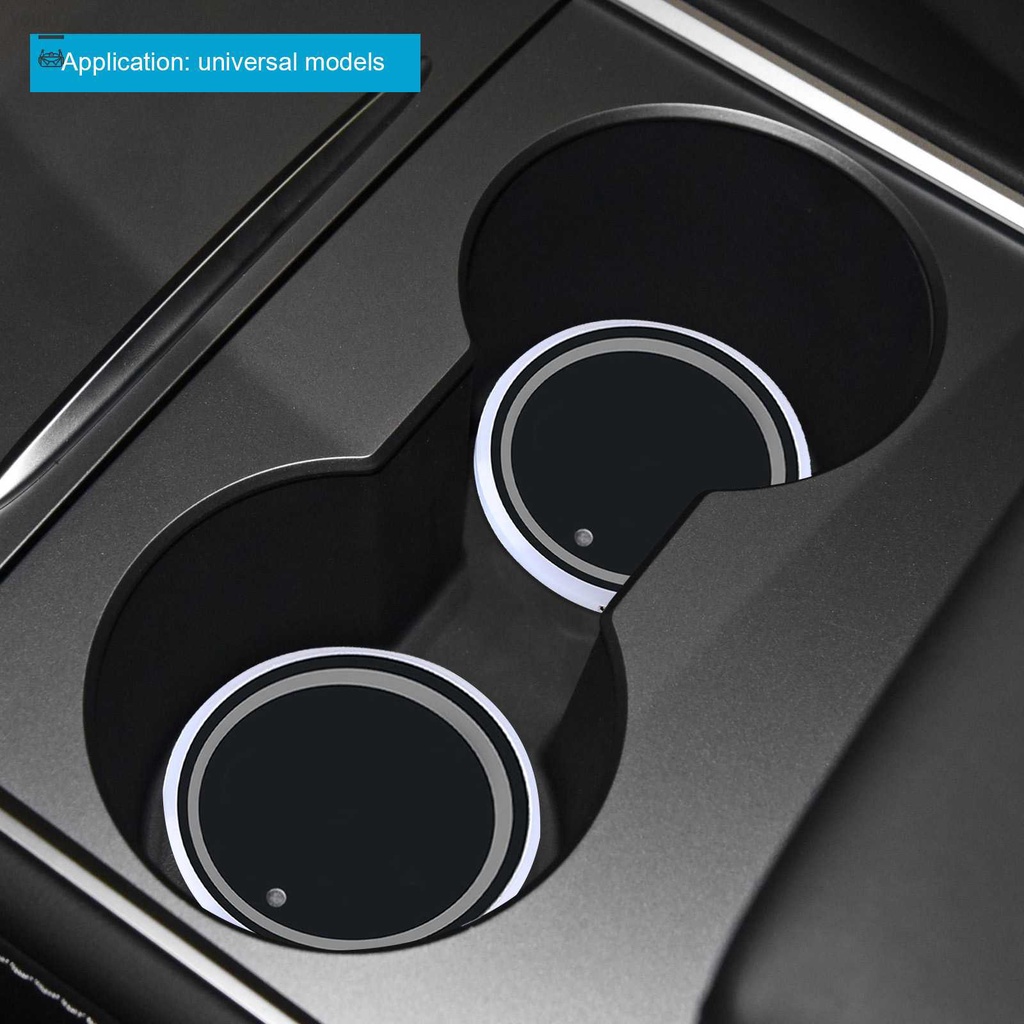 Giá Đỡ Cốc Có Đèn LED 7 Màu Thay Đổi Độc Đáo Tiện Dụng Cho Xe Hơi