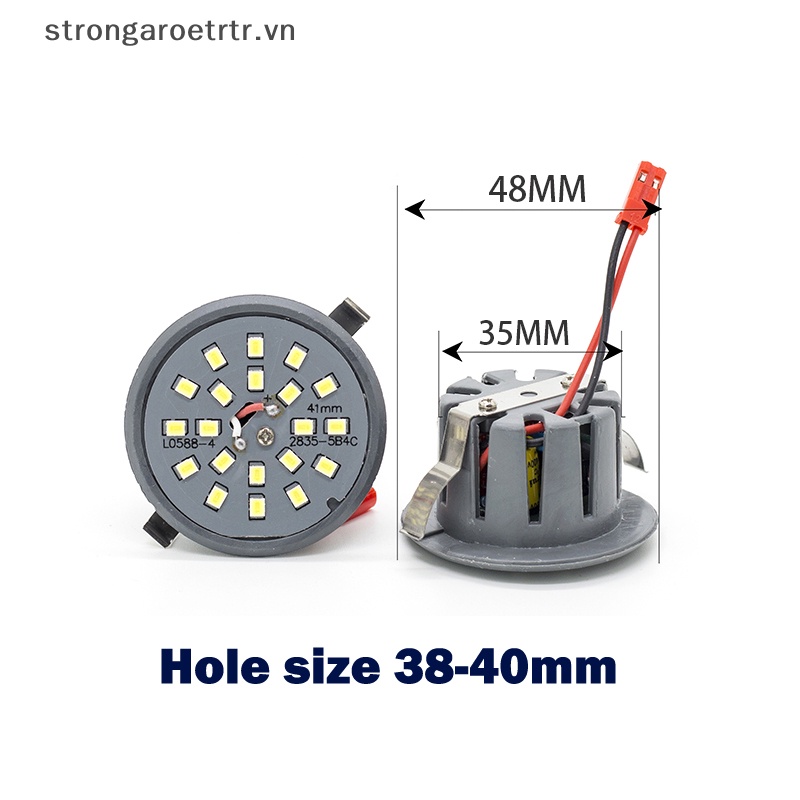 Bóng Đèn LED Gắn Trần Nhà Ánh Sáng Đỏ 4W 220V Phong Cách Retro