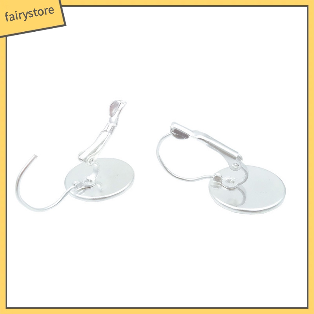 [FRO] Bông Tai Mặt Kính Cabochon Mắt Rồng Tròn Cổ Điển Quà Tặng Cho Nữ