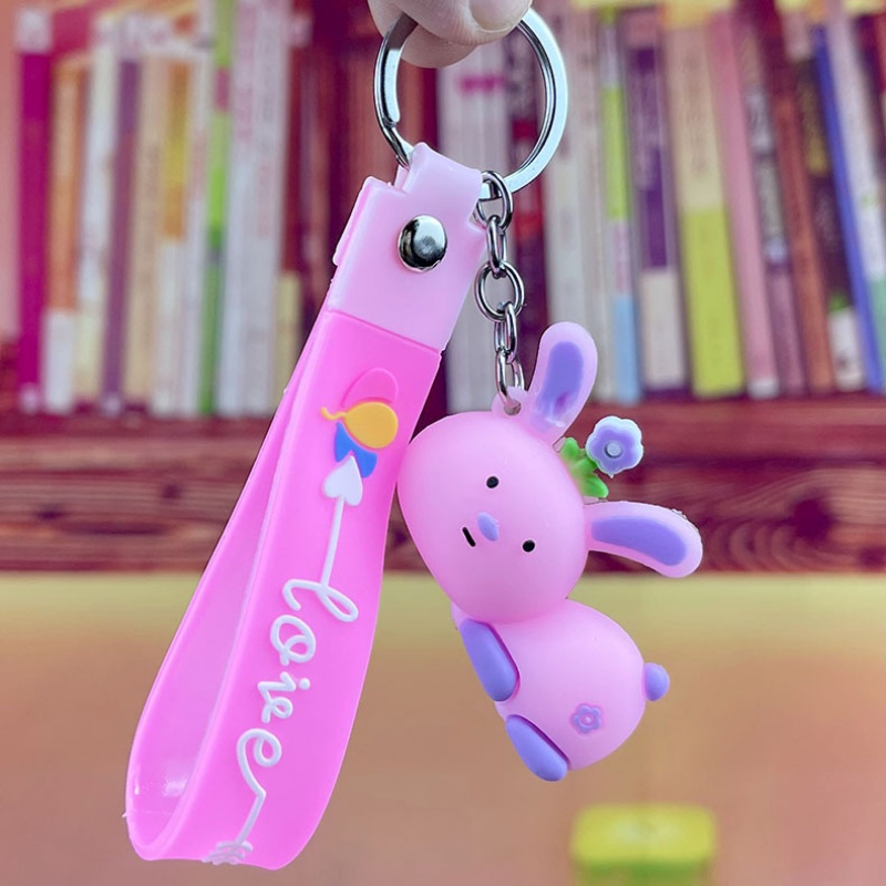 Móc Khóa Hình Mèo Và Chuột Hoạt Hình Sáng Tạo