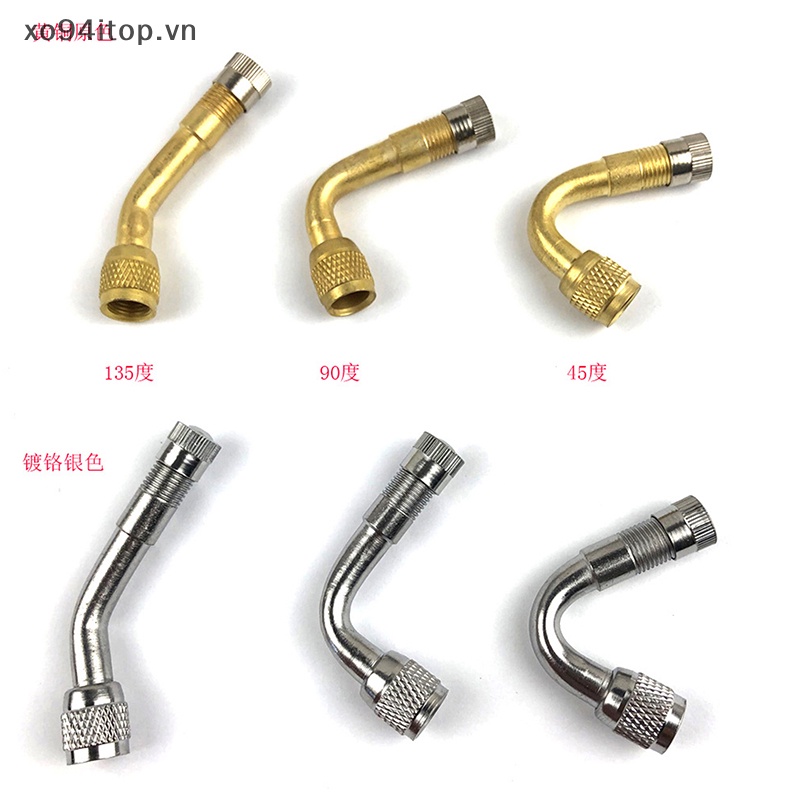 Đầu Nối Dài Van Lốp Xe Tải / Xe Hơi / Mô Tô XOITOP Góc 45 90 135 Độ Bằng Đồng Thau