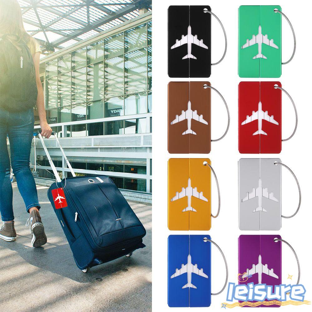 Thẻ Đánh Dấu Hành Lý Bằng Thép Không Gỉ Có Thể Tái Sử Dụng Kèm Dây Buộc