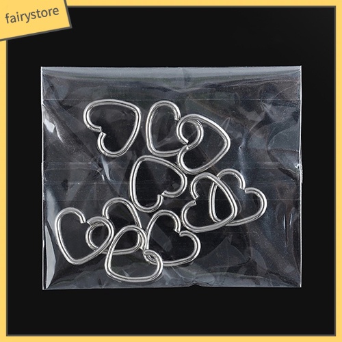 10 Khuyên Xỏ Sụn Tai Bằng Thép Không Gỉ Hình Trái Tim / Ngôi Sao