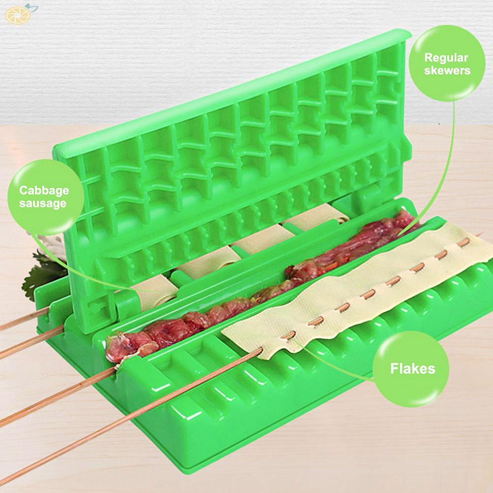 【VARSTR】Barbecue String Box Barbecue String Bean Products Food Meat Multifunctional