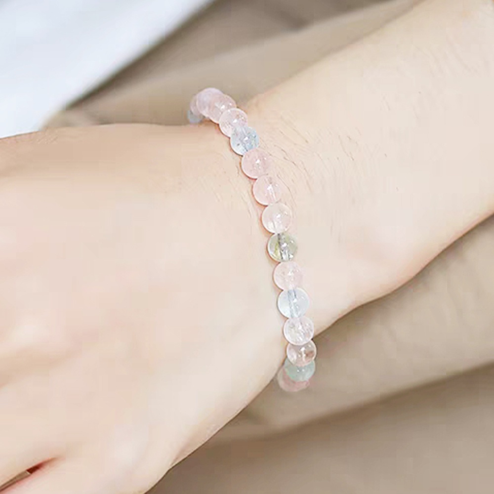 Vòng Tay Chuỗi Hạt Pha Lê Nhiều Màu Tự Nhiên Thời Trang Cho Nữ