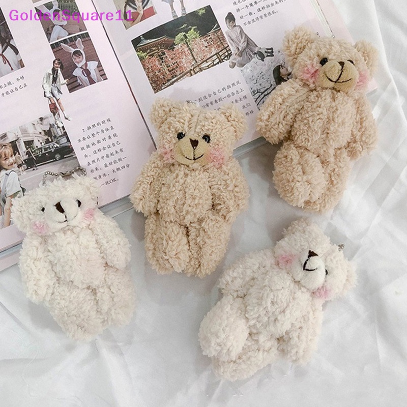 Móc Khóa Hình Gấu / Thỏ Phối Banh Lông Xinh Xắn