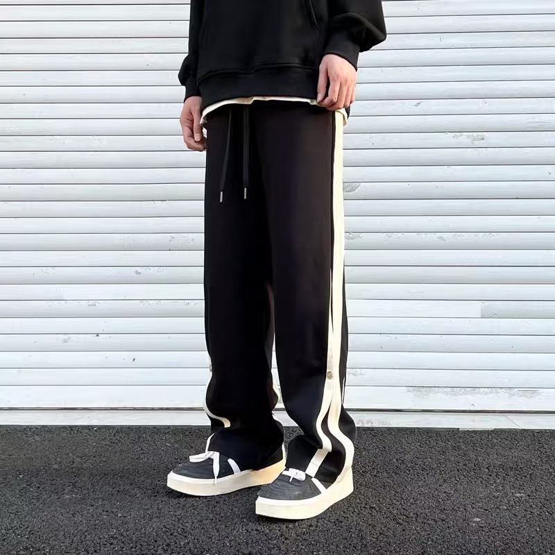 Quần Dài Thể Thao Ống Rộng Phong Cách Đường Phố Thời Trang Mùa Hè Dành Cho Nam
