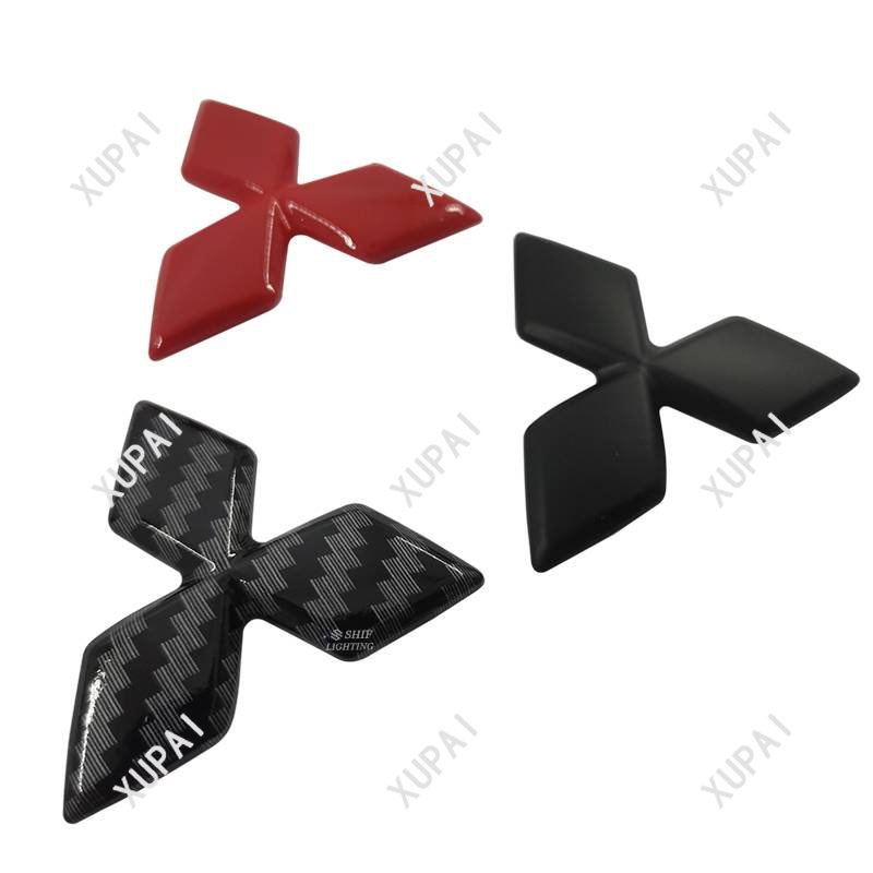 Miếng Dán Logo ABS Trang Trí Vô Lăng Xe Hơi MITSUBISHI 1X