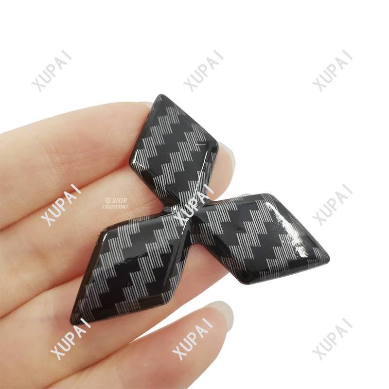 Miếng Dán Logo ABS Trang Trí Vô Lăng Xe Hơi MITSUBISHI 1X