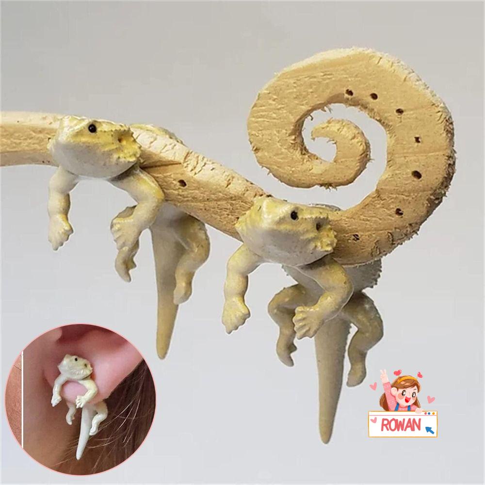 Bông Tai Hình Thằn Lằn Hoạt Hình Vui Nhộn Cho Nữ