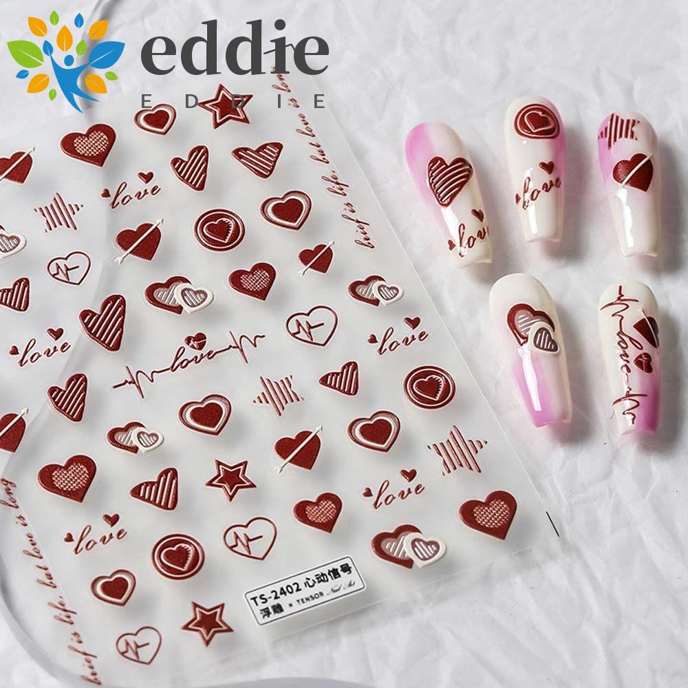 Miếng Dán Trang Trí Móng Tay 26Die Tự Dính Họa Tiết Bướm / Hoa / Trái Tim /