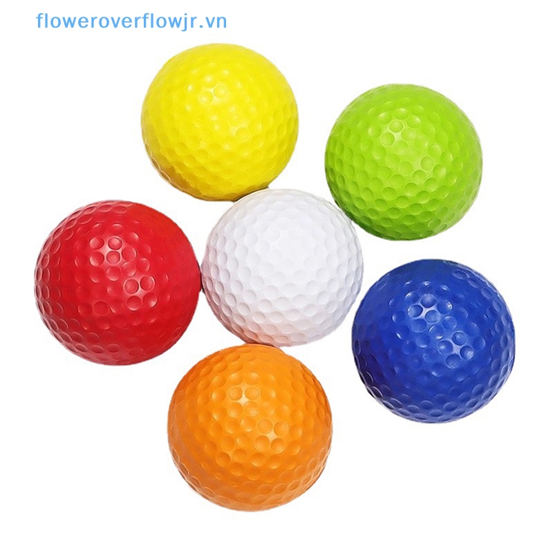 Set 5 Quả Bóng Golf Bằng Xốp PU Mềm Dành Cho Trẻ Em Tập Chơi Trong Nhà