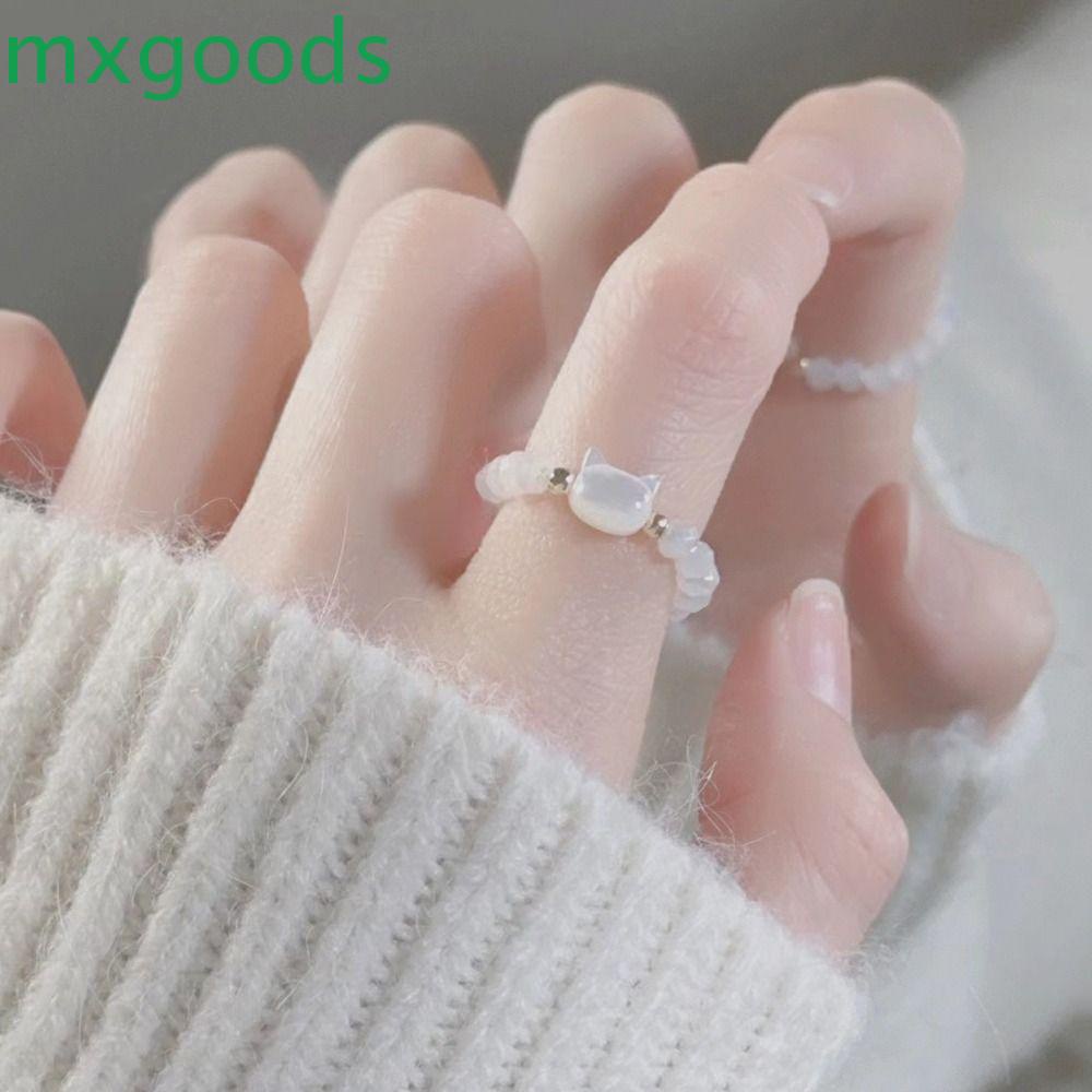 Nhẫn Đeo Ngón Tay Co Giãn Hình Vỏ Sò Tự Nhiên Đơn Giản Dành Cho Nữ