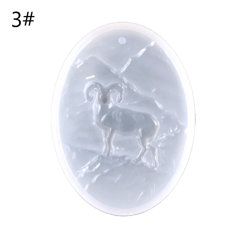 Khuôn Silicone Làm Móc Khóa Hình Động Vật Mini