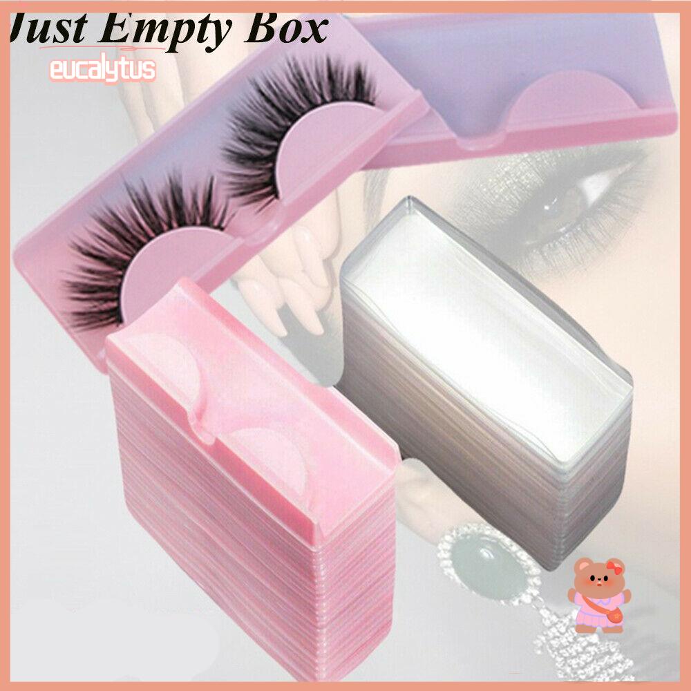 Hộp Đựng Lông Mi Giả Rỗng Màu Hồng Mang Đi Tiện Lợi Ốp