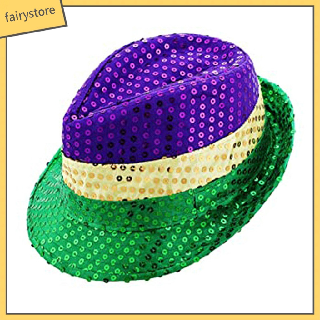 Set 3 Nón + Băng Đô Đính Kim Sa Lấp Lánh Nhiều Màu Sắc Trang Trí Lễ Hội