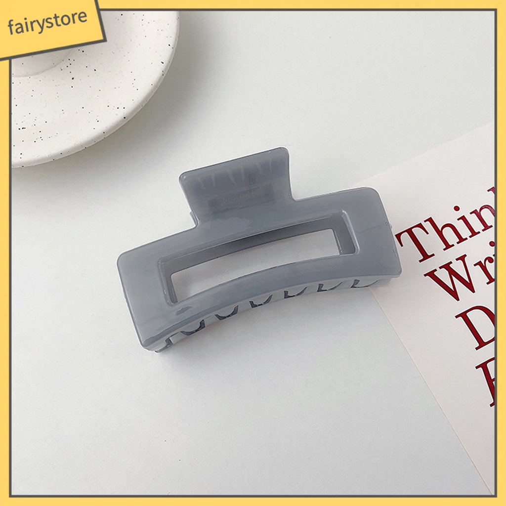 Kẹp Tóc Hình Vuông Màu Trơn Thanh Lịch Dành Cho Nữ