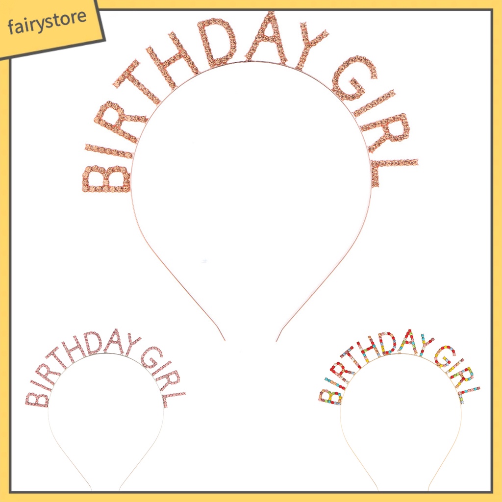 Băng Đô Cài Tóc Hình Vương Miện Đính Đá Nhiều Màu Lấp Lánh Cho Bé Gái