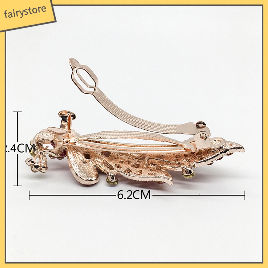 Kẹp Tóc Hợp Kim Đính Đá Nhiều Kiểu Dáng Cho Nữ