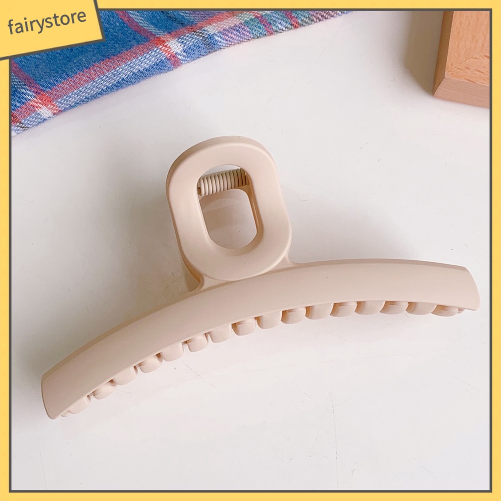 Kẹp Tóc Màu Trơn Chống Trượt Nhiều Hình Dạng Dùng Tại Nhà