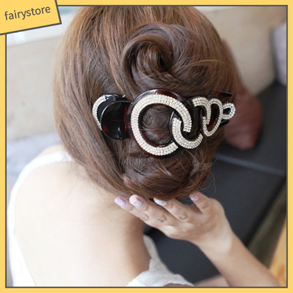 Kẹp Tóc Mỏ Vịt Đính Đá Thời Trang Cho Nữ