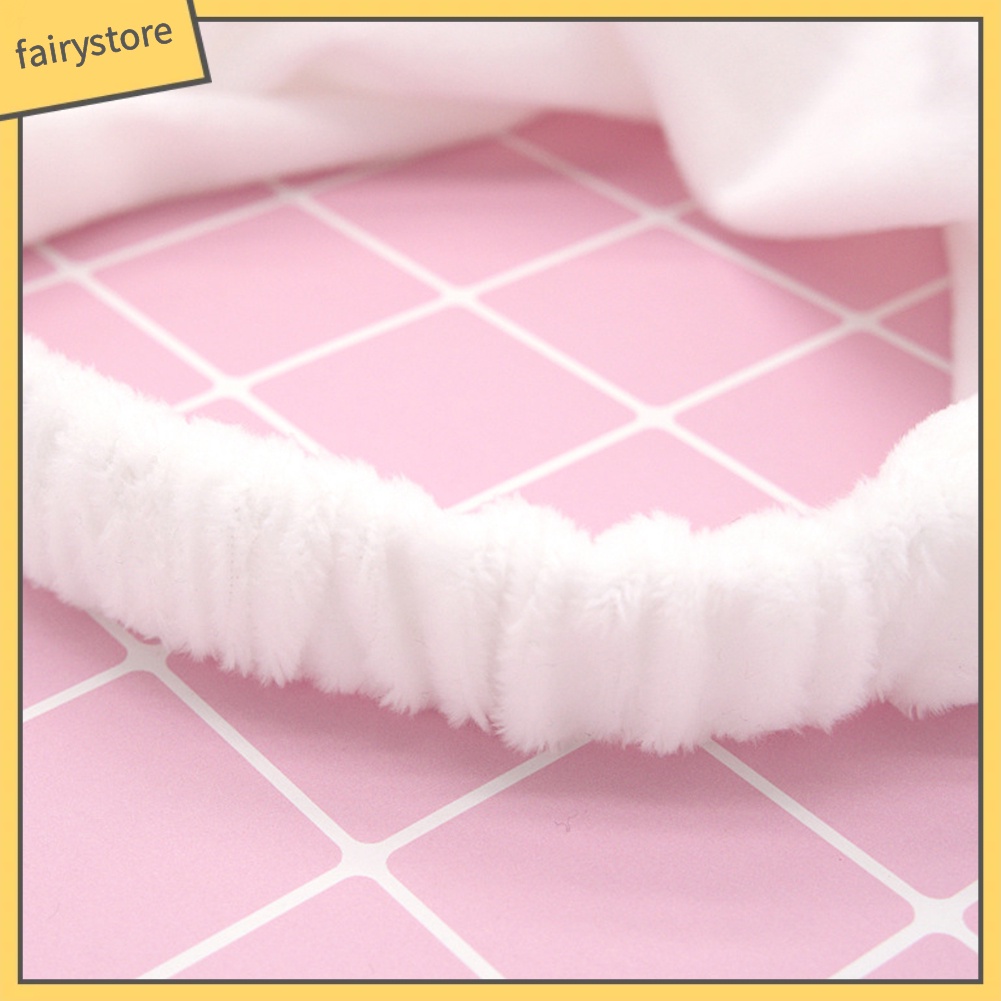 Băng Đô Tai Mèo Hoạt Hình Co Giãn Đáng Yêu Dành Cho Nữ Rửa Mặt Trang Điểm