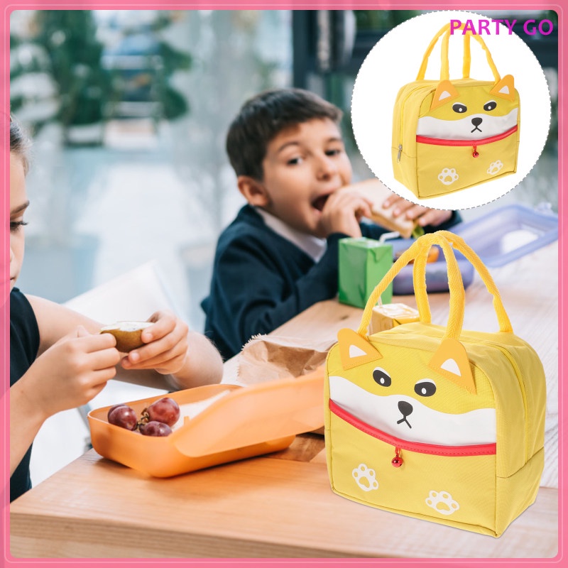 Túi Đựng Hộp Cơm Trưa Họa Tiết Hoạt Hình Dễ Thương