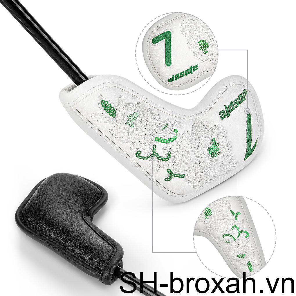 Set 10 Vỏ Bọc Đầu Gậy Đánh Golf Bằng PU In Họa Tiết Thời Trang Dùng Làm Quà Tặng Cho Học Sinh