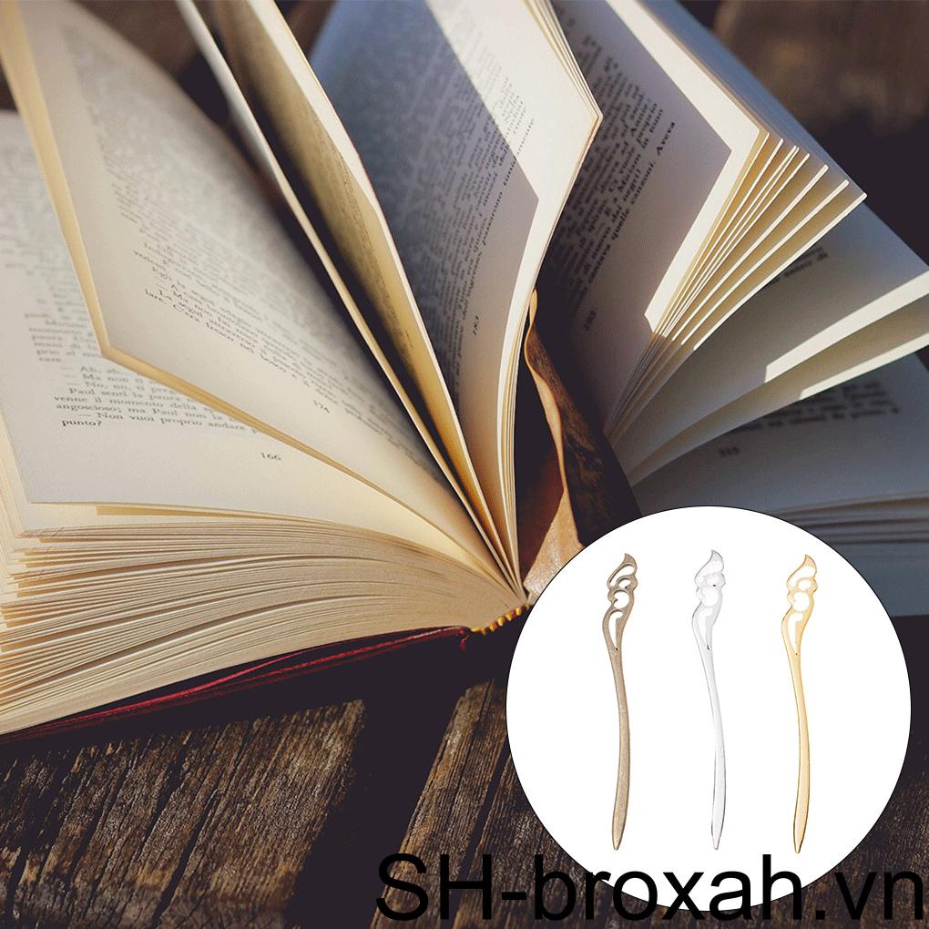 Phụ Kiện Kẹp Sách Trang Sức Bằng Hợp Kim Phong Cách Retro Nghệ Thuật Dành Cho Người Lớn Và Trẻ Em