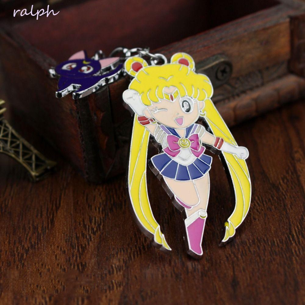 Móc Khóa Hình Thủy Thủ Mặt Trăng Tinh Xảo Sáng Tạo Phong Cách Hàn Quốc