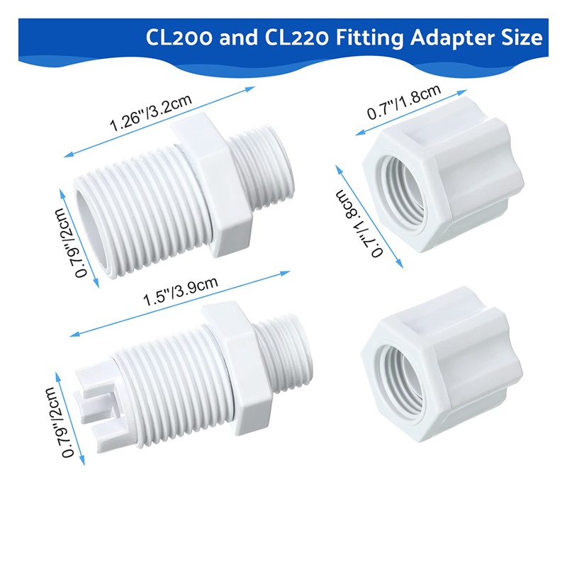 Bộ Phận Cho Ống Nước Uống Với Kẹp Van Điều Khiển Cho CL200 CL220