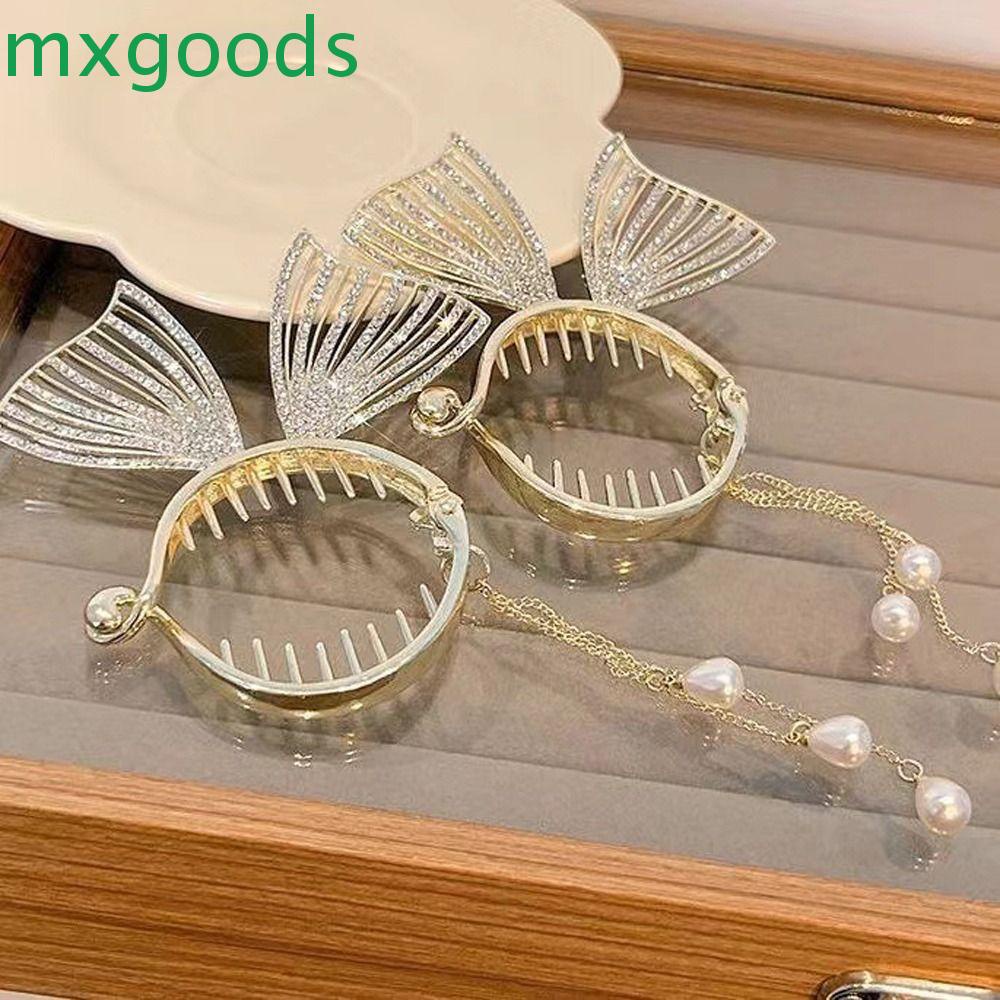 Kẹp Tóc Đuôi Cá Đính Tua Rua Thời Trang Thanh Lịch Cho Nữ|Khóa Đuôi Ngựa Bằng Hợp Kim Chất Lượng Cao