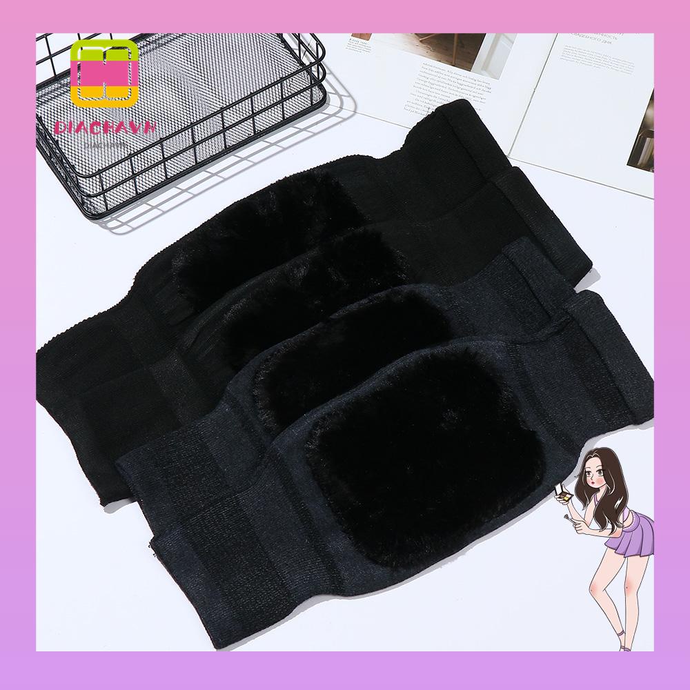1 Cặp Ống Len Giữ Ấm Bảo Vệ Đầu Gối / Đầu Gối Chống Gió Chống Lạnh