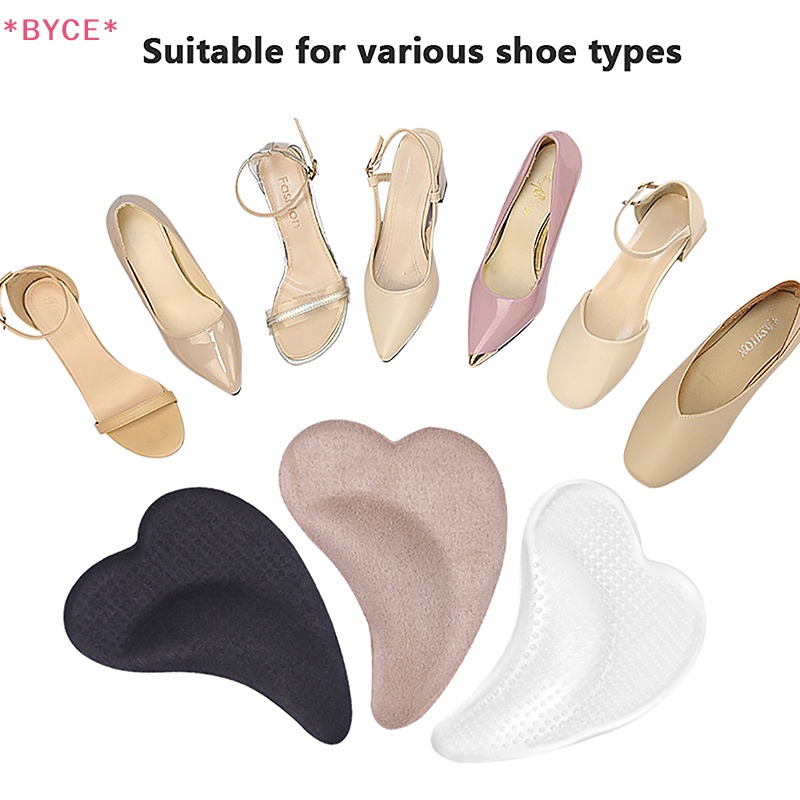 1 Cặp Đệm Lót Giày Cao Gót Chống Trượt Hình Trái Tim Mới